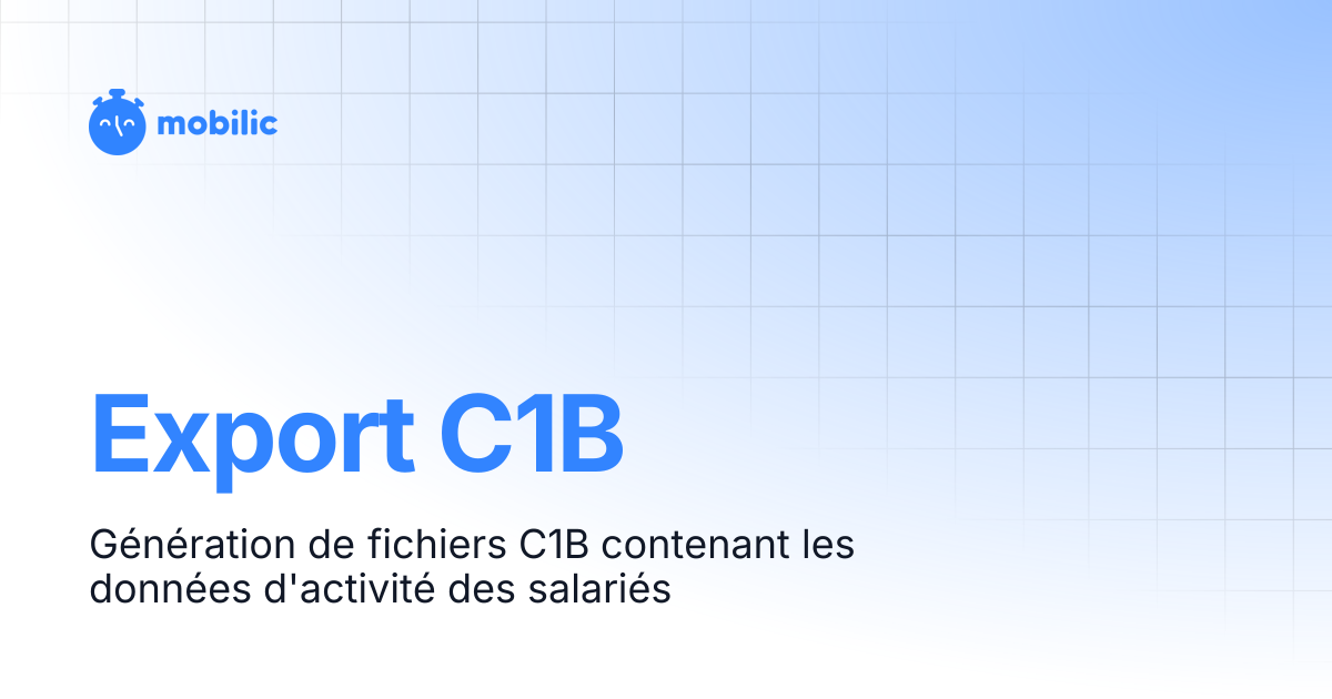 Export C1B | Documentation API